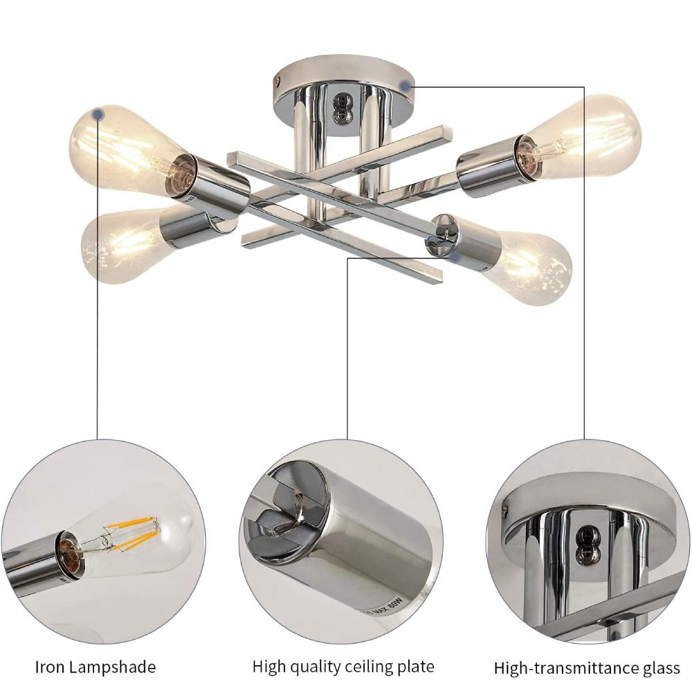 Modern Light Pendant, Gold