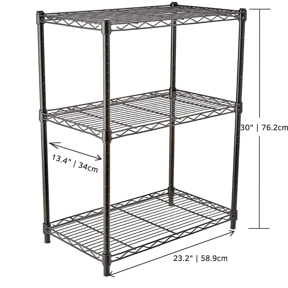 Heavy Duty Shelving Unit, 5-Shelf, Black: image 16